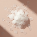 White Circle Biodegradable Confetti